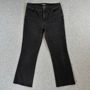 Denver Hayes Jeans Womens 12x30 DH3E0810-707 Black Sequin Flap Pocket Bootcut
